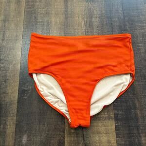 Albion Fit Groove Midi Orange Swim Bottoms Size XL